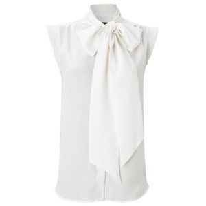 French Connection Tie Front Sleeves Blouse size 2